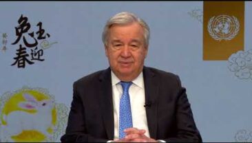 Генсек ООН привітав китайський народ із наступаючим Новим роком