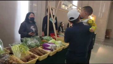 Наближається свято Весни, торгівля на пекінських ринках сповнена новорічного колориту