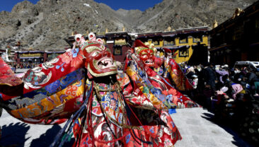 Лхаса: Храм Чубу провів захід на честь тибетського Нового року