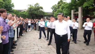 Сі Цзіньпін відвідав з інспекцією місто Сучжоу у провінції Цзянсу на сході Китаю