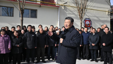 Голова КНР Сі Цзіньпін у п’ятницю відвідав райони, які постраждали цього літа від повеней у Пекіні та провінції Хебей