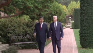 Сі Цзіньпін прогулявся і порозмовляв з Джозефом Байденом