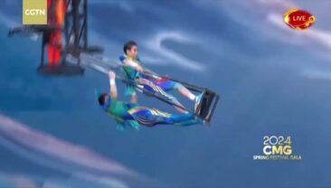【Супер ніч CGTN — спеціальний випуск до свята Весни 2024 року】Акробатика “Драконові Ворота”