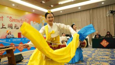 На CGTN Медіакорпорації Китаю відбувся міжнародний захід культурного обміну «Свято Ліхтарів на зимових Азійських іграх»