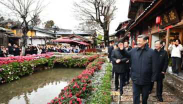 Сі Цзіньпін під час інспекційної поїздки закликав провінцію Юньнань відкривати нові горизонти розвитку