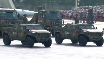 Відеозапис військового параду з нагоди 80-ї річниці Перемоги китайського народу у Війні опору японським загарбникам та Перемоги у Світовій антифашистській війні（4）