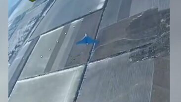 Успішне знищення російського дрона “Клин” українськими військовими