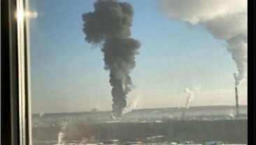 Пожежа на Ухтинському НПЗ після атаки українських військових