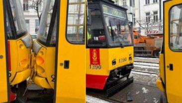Столкнення трамваїв у Варшаві: шестеро постраждалих