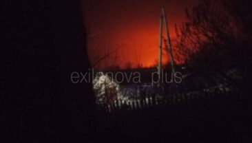 Удар дронів по Нефтегорському заводу: п’ять резервуарів горять