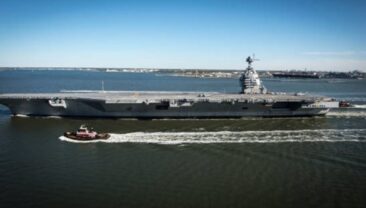 Авіаносець USS Gerald R. Ford увійшов до Середземного моря на тлі зростаючої напруженості