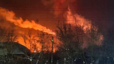 Спутниковий знімок підтверджує удар по хімічному заводу в Тверській області