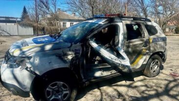 Атака на Никополь: дев’ять постраждалих, серед них поліцейські