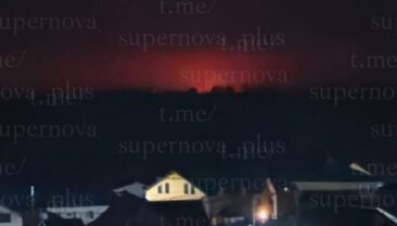 Пожежа на російському нафтовому терміналі в Приморську після атаки БПЛА
