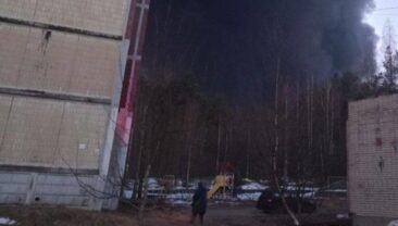 Масштабна атака дронів в Ленінградській області