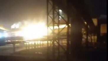 Атака БПЛА на промислову зону в Череповці