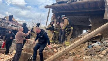 Ракетно-дроновий удар по Житомирщині: один загиблий, десять поранених
