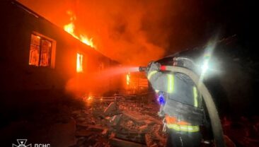 Атака російських безпілотників у Великому Бурлуку: троє постраждалих