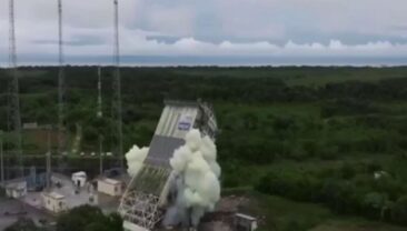 ESA демонтировало стартовий комплекс для російських ракет Союз у Куру