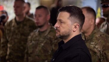 Зеленський відвідав фронт на Александровському напрямку