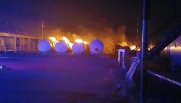 Пожежа на нафтовій базі в Башкортостані: один постраждалий
