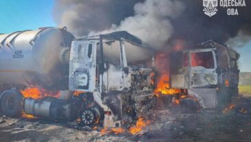 Атака на стоянку вантажівок в Одеській області: один загиблий та четверо поранених