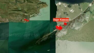 Беспілотники атакували порт Кавказ у Краснодарському краї