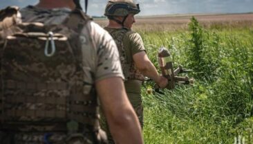 Активізація атак російських агресорів на Славянському напрямку