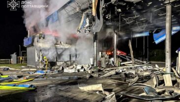 Ворожі дрони атакували Полтавщину: поранений на автозаправці