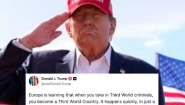 Трамп: Європа перетворюється на країну Третього світу