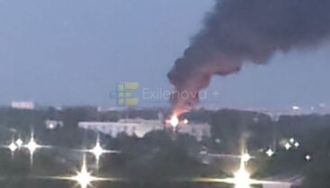 Евакуація в Ставропольському краї через пожежу на нефтебазі ЛУКОЙЛ