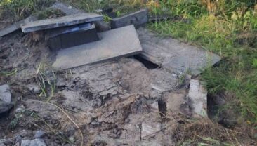 У Осколі зник танк-пам’ятник, установленний на братській могилі загиблих військових