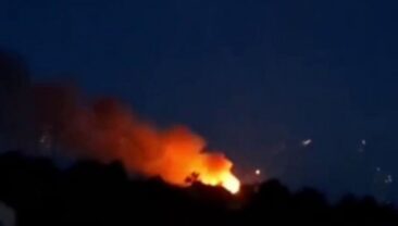 Вибух на складі боеприпасів у тимчасово окупованому Донецку
