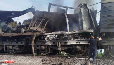 Мужність українців під час агресії: дрон окупантів вразив поїзд у Дніпропетровській області