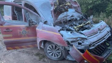 Окупанти атакували автомобілі рятувальників у Краматорську