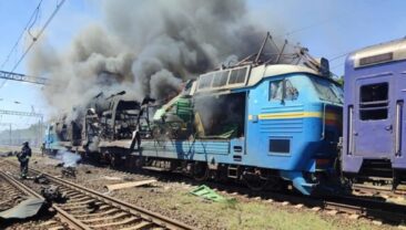 Двойний удар по потязі в Запорізькій області: постраждалих немає