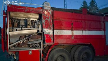 Повторний удар по рятувальникам у Сумській області