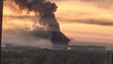 Атака дронів на Московську область: пожежі на нафтобазі та складі