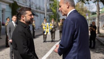 Зустріч Володимира Зеленського з прем’єр-міністром Ірландії: підтримка українського народу