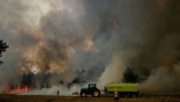 Лісові пожежі поблизу Бордо: небезпека та евакуація мешканців