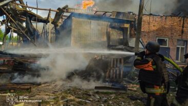 Атака російських військ на Харківщині: троє поранених та два пожежі