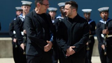 Зустріч на борту авіаносця: Президент Зеленський та Бернем об’єднуються у боротьбі за свободу