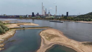 Засуха підвищує витрати на транспортування вантажів у Німеччині