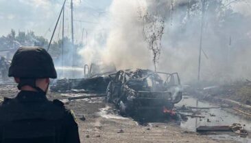 Окупанти вчинили варварський удар по Слов’янську: один загиблий і п’ятеро поранених