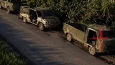 Герої Азову завдали удару по російській колоні