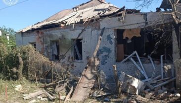 Внаслідок обстрілу Ізюма загинув чоловік, постраждав дитина