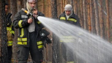 Під Києвом розгорівся масштабний лісовий пожар: українці демонструють героїзм