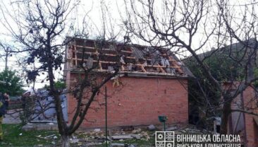 На Вінниччині внаслідок атаки агресора постраждали дві жінки, знищені домівки